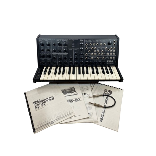 80 - Korg MS-20 Monosynth

Semi-modular monophonic analog synthesizer featuring dual VCOs, multimode VCFs... 