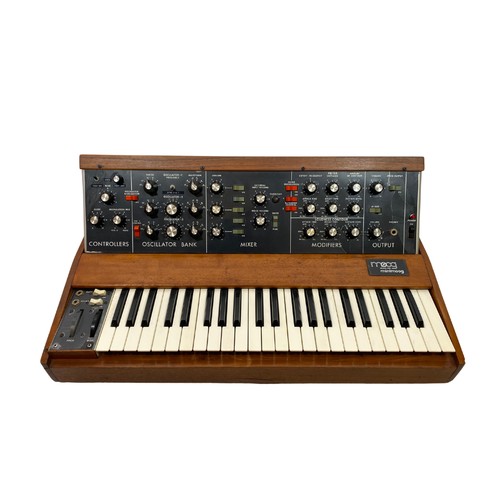 Moog Minimoog Model D, 1972 Stunning early steel panel Minimoog with ...