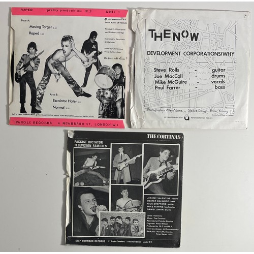 Three punk / new wave 7” vinyl singles The Cortinas - Fascist Dictator ...