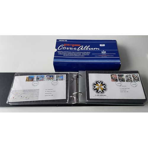 64 - Stamps - Album of 50 addressed and franked first day covers from 1986 to 1989 including one Canadian... 