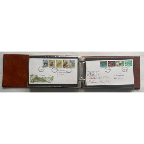 65 - Stamps - Album of 35 addressed and franked first day covers from 1983 to 1986. Presented in plastic ... 