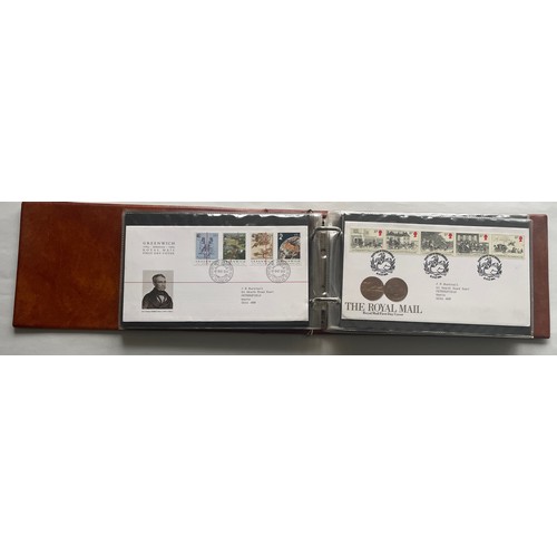 65 - Stamps - Album of 35 addressed and franked first day covers from 1983 to 1986. Presented in plastic ... 