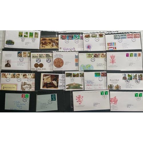 65 - Stamps - Album of 35 addressed and franked first day covers from 1983 to 1986. Presented in plastic ... 