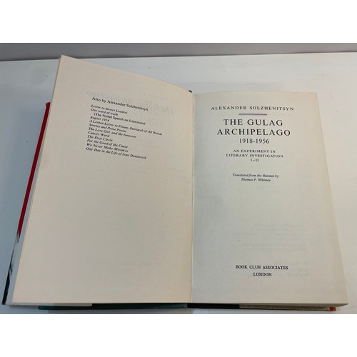 76 - The Gulag Archipelago - Alexander Solzhenitsyn. Hardback with dust jacket. Book Club Associates 1974