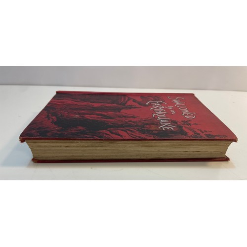 79 - Rare book- Swallowed by an Earthquake - E.D. Fawcett Published by Edward Arnold London 1894 with red... 