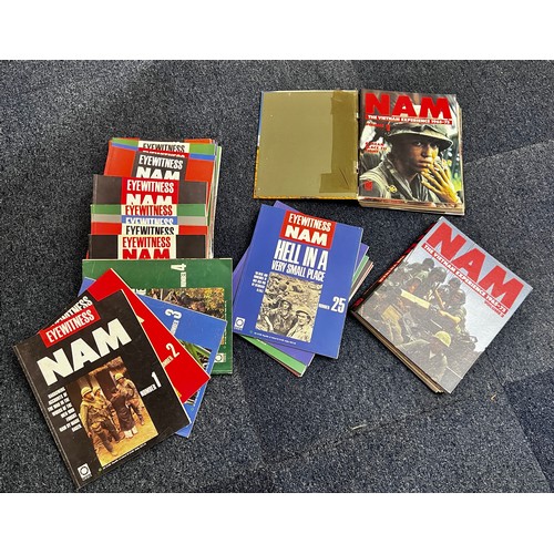 84 - Set of 25 Eyewitness - NAM part work series published by Orbis. Content described as firsthand accou... 