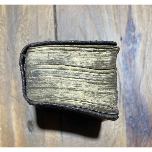 99 - Leather bound Bible - Eyre and Spottiswoode (Bible Warehouse) Ltd and small leather bound Book of Co... 