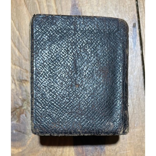 99 - Leather bound Bible - Eyre and Spottiswoode (Bible Warehouse) Ltd and small leather bound Book of Co... 