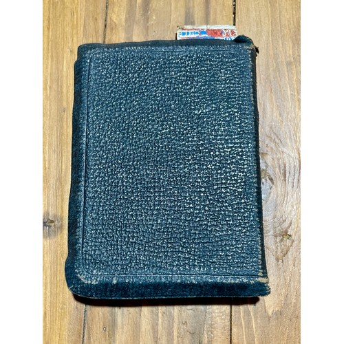 99 - Leather bound Bible - Eyre and Spottiswoode (Bible Warehouse) Ltd and small leather bound Book of Co... 