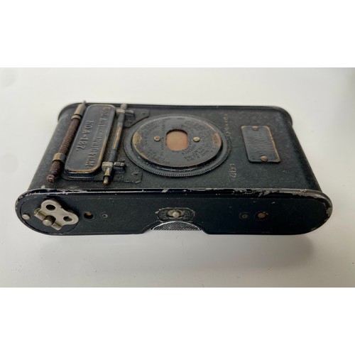 113 - Antique Vest Pocket Eastman Kodak Autographic  folding camera - A- 127 film. Marked with USA patents