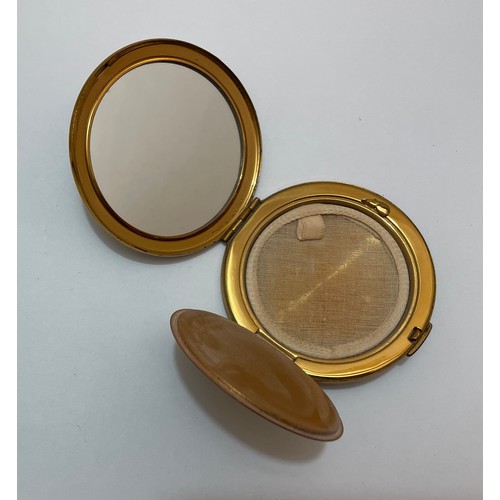 120 - Two vintage powder compacts - 
- Rare Stratton ‘Corona’ H.M. Queen Elizabeth II 1953 - Coronation po... 