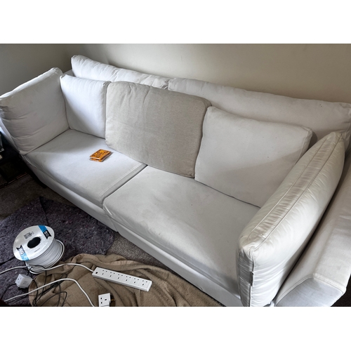 70 - White  Sofa