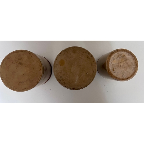 82 - Pair of vintage salt glazed stoneware storage jars 7