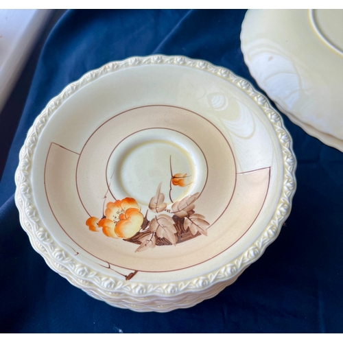 91 - CHSW. Art Deco part tea service