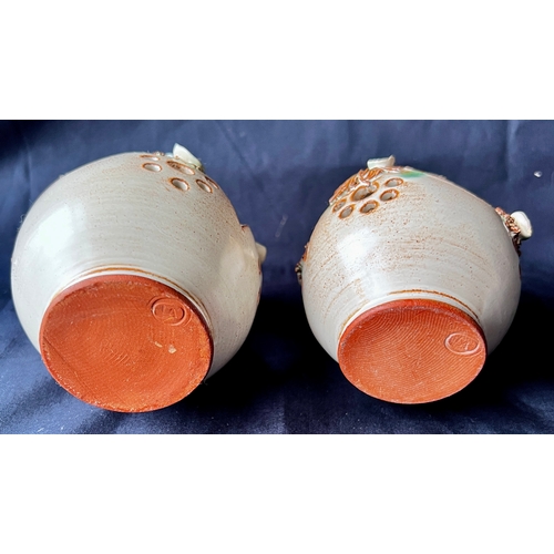 98 - Two Kegworth Pottery Linda & Alan Smith Potpourri pots