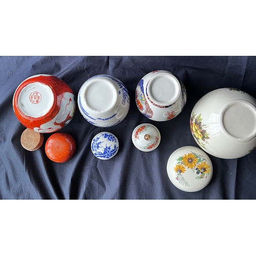 103 - Four Lidded Jars