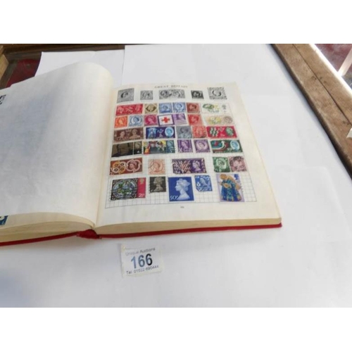 166 - 2 albums of world stamps