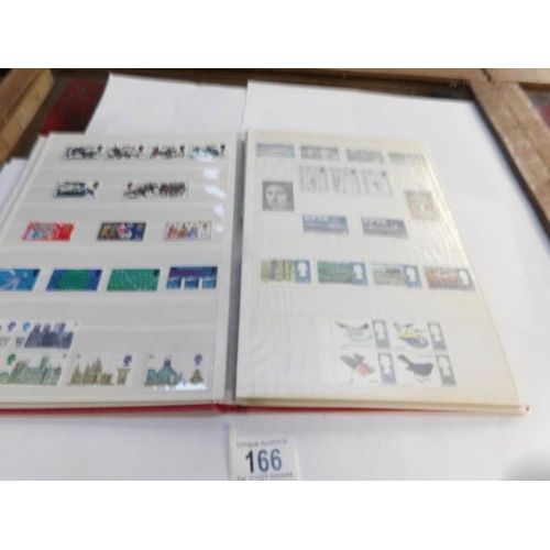 166 - 2 albums of world stamps