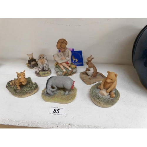 85 - 7 Arden Winnie the Pooh figures