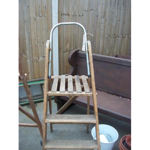 10 - A wooden step ladder