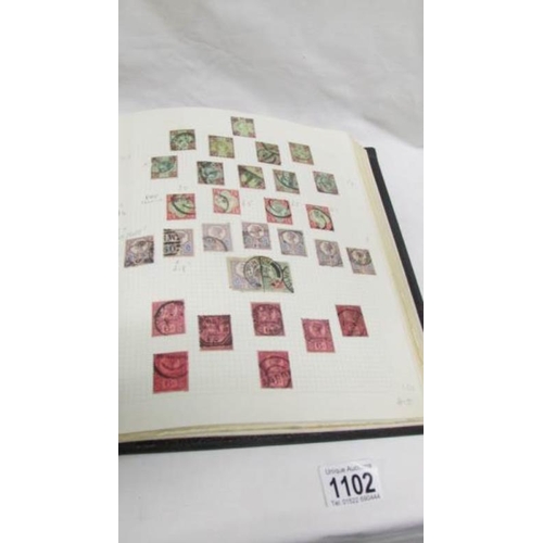 1102 - An important collection of GB stamps including 14 penny blacks, many Victorian twopenny blues and pe... 