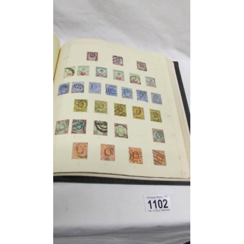 1102 - An important collection of GB stamps including 14 penny blacks, many Victorian twopenny blues and pe... 