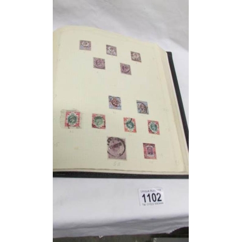 1102 - An important collection of GB stamps including 14 penny blacks, many Victorian twopenny blues and pe... 