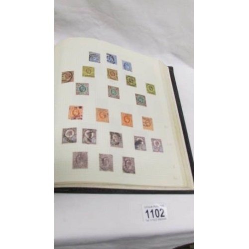 1102 - An important collection of GB stamps including 14 penny blacks, many Victorian twopenny blues and pe... 