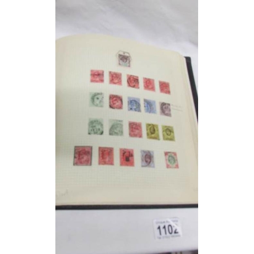 1102 - An important collection of GB stamps including 14 penny blacks, many Victorian twopenny blues and pe... 