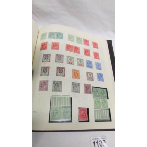 1102 - An important collection of GB stamps including 14 penny blacks, many Victorian twopenny blues and pe... 