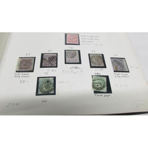 1102 - An important collection of GB stamps including 14 penny blacks, many Victorian twopenny blues and pe... 