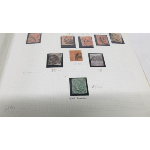 1102 - An important collection of GB stamps including 14 penny blacks, many Victorian twopenny blues and pe... 