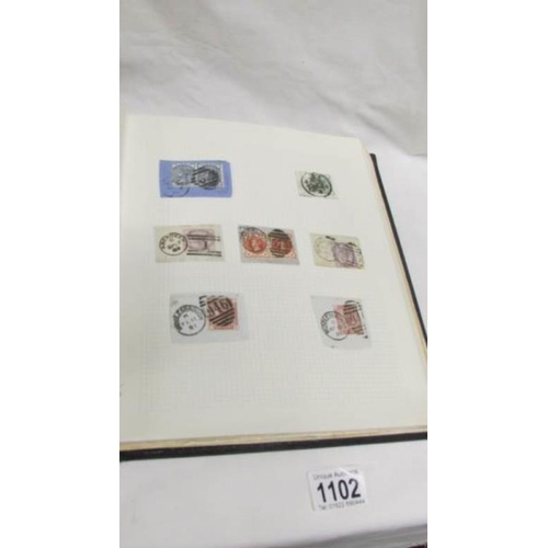 1102 - An important collection of GB stamps including 14 penny blacks, many Victorian twopenny blues and pe... 