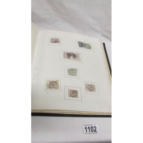 1102 - An important collection of GB stamps including 14 penny blacks, many Victorian twopenny blues and pe... 