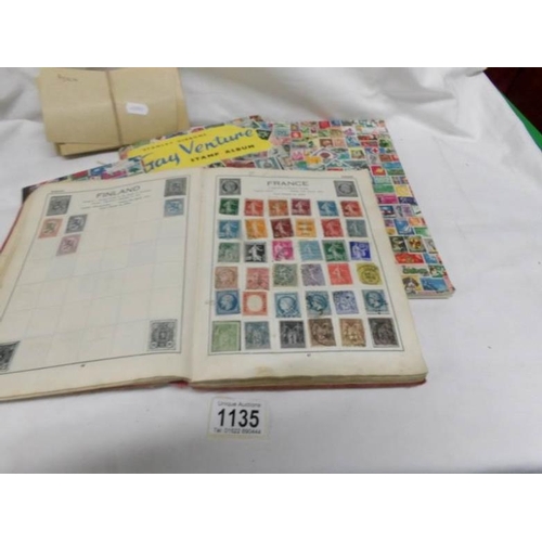 1135 - 4 albums of world stamps including many Victorian (i.e penny reds), envelopes and stamps  (proceeds ... 