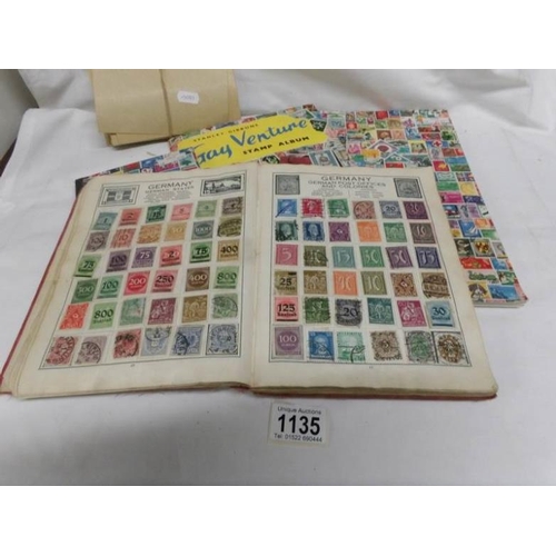 1135 - 4 albums of world stamps including many Victorian (i.e penny reds), envelopes and stamps  (proceeds ... 