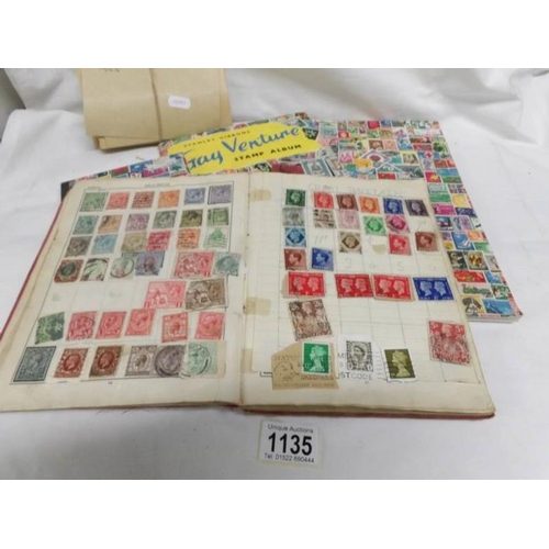 1135 - 4 albums of world stamps including many Victorian (i.e penny reds), envelopes and stamps  (proceeds ... 