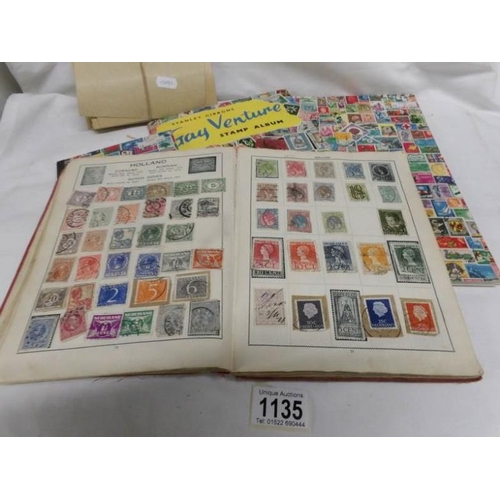 1135 - 4 albums of world stamps including many Victorian (i.e penny reds), envelopes and stamps  (proceeds ... 