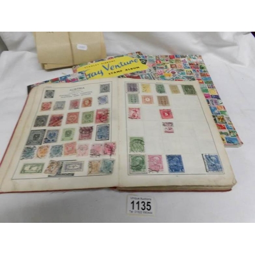 1135 - 4 albums of world stamps including many Victorian (i.e penny reds), envelopes and stamps  (proceeds ... 