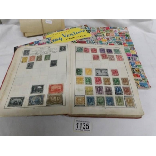 1135 - 4 albums of world stamps including many Victorian (i.e penny reds), envelopes and stamps  (proceeds ... 