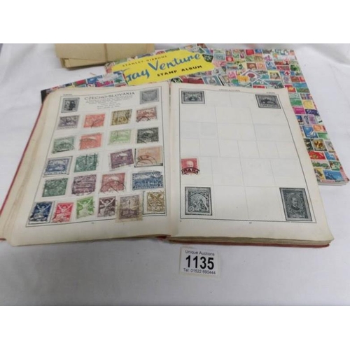 1135 - 4 albums of world stamps including many Victorian (i.e penny reds), envelopes and stamps  (proceeds ... 