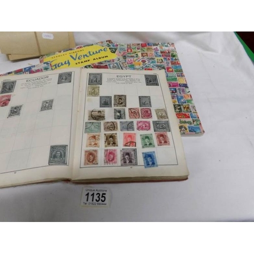 1135 - 4 albums of world stamps including many Victorian (i.e penny reds), envelopes and stamps  (proceeds ... 