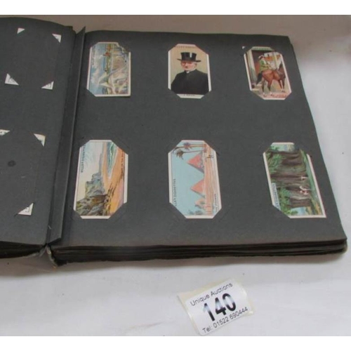 140 - An album of cigarette cards