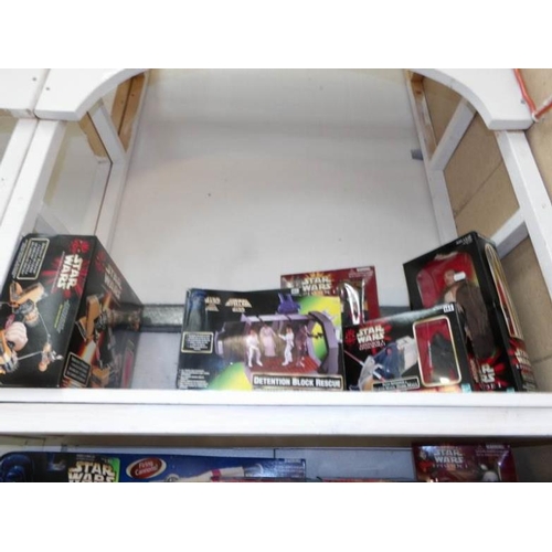 297 - A large quantity of boxed Star Wars models