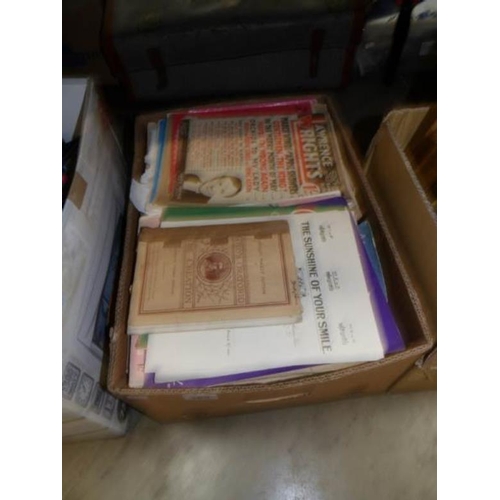 369 - A large box of sheet music