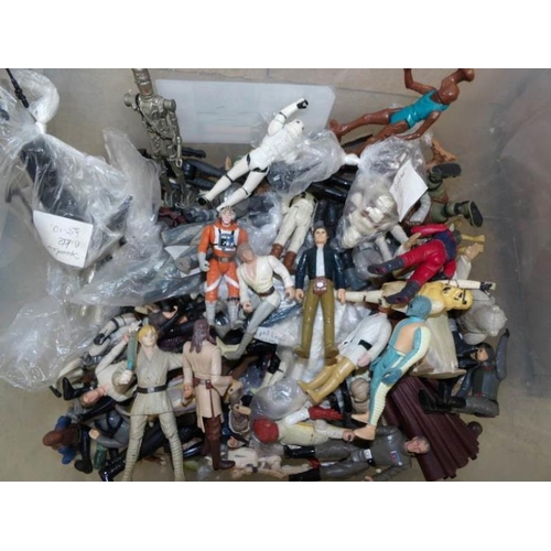 70 - A box of Star Wars figures