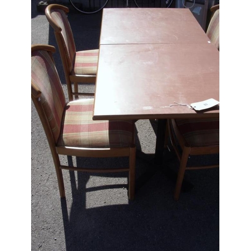 63 - 2 tables & 4 chairs