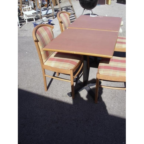 64 - 2 tables & 4 chairs