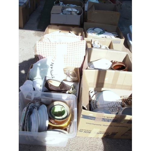 71 - 20 boxes of old china