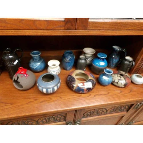 458 - A mixed lot of pottery vases etc